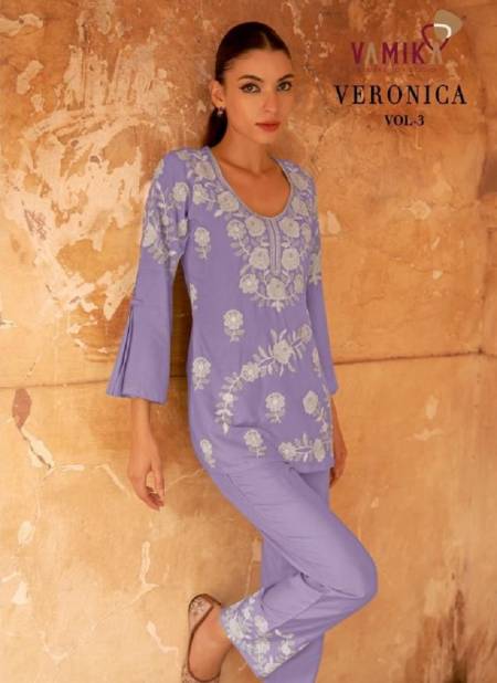 Veronica Vol 3 By Vamika 112 A To E Cord Set Top With Bottom Wholesale Market Catalog